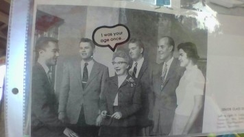 Scarsdale Yearbook 1957: Tilden/Tolson is standing second from the right.